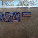 characters evolve in an abstract landscape