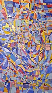 Abstraction , oil on canvas , 2024