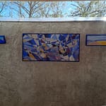 characters evolve in an abstract landscape